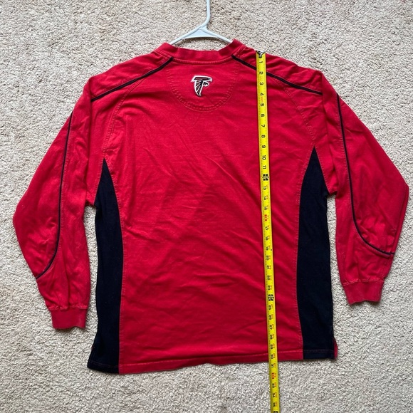Atlanta Falcons NFL Long Sleeve Red Men’s Shirt Size L - Picture 6 of 8